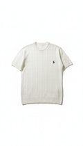 Polo Ralph Lauren Örgülü T-Shirt - Beyaz