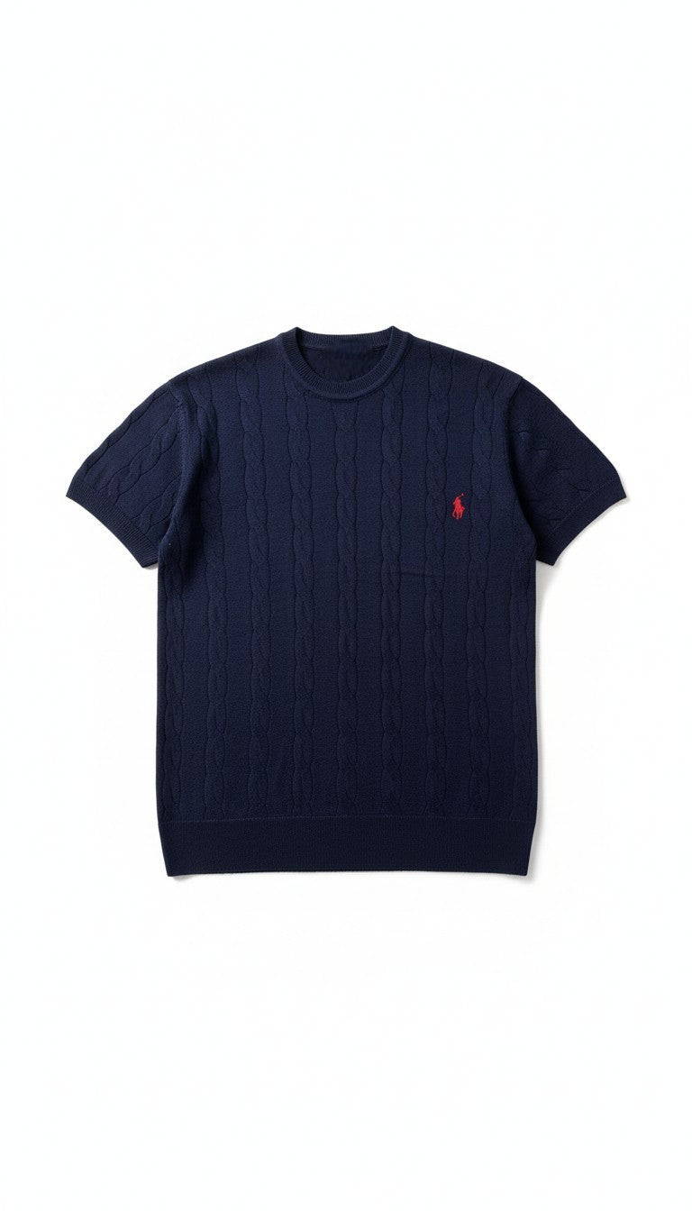 Polo Ralph Lauren Örgülü T-Shirt - Lacivert