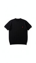 Polo Ralph Lauren Örgülü T-Shirt - Siyah